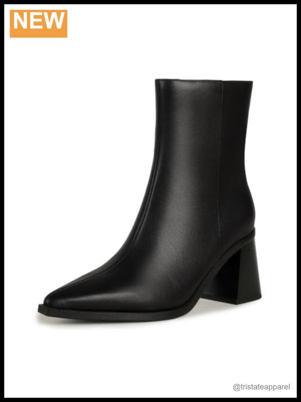 Chunky Block Low Heel Ankle Boots Women Short Booties